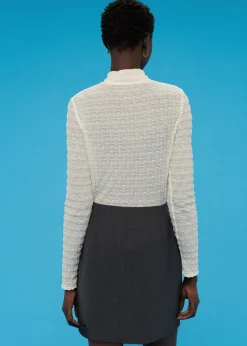 Grey Lola Mini Skirt