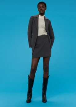 Grey Lola Mini Skirt
