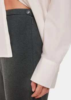 Grey Marl Camilla Wide Leg Trouser