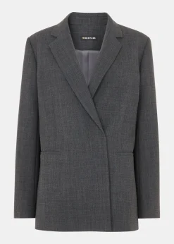 Grey Marl Natalie Wool Blend Blazer