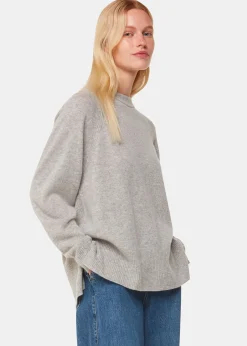 Grey Marl Ultimate Cashmere Crew Neck