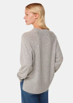 Grey Marl Ultimate Cashmere Crew Neck