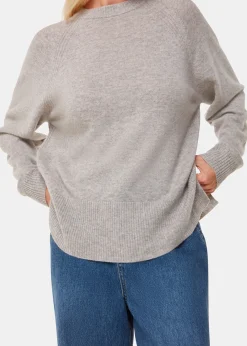Grey Marl Ultimate Cashmere Crew Neck