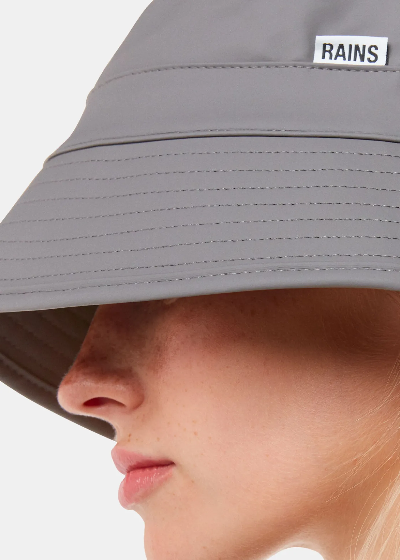 Grey Rains Bucket Hat