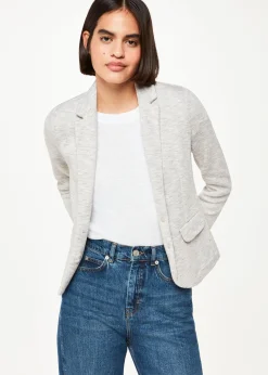 Grey Slim Jersey Jacket