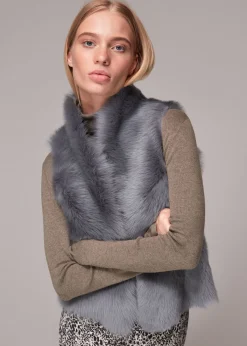 Grey Toscana Sheepskin Gilet