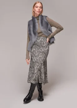 Grey Toscana Sheepskin Gilet