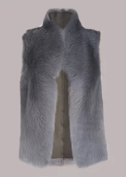 Grey Toscana Sheepskin Gilet