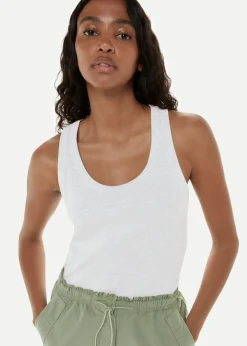 Grey Ultimate Ribbed Scoop Vest