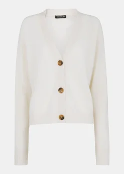 Ivory Cashmere Cardigan