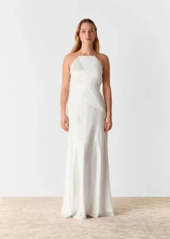 Ivory Eileen Silk Wedding Dress