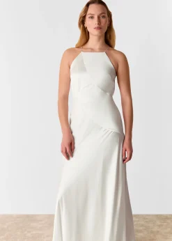 Ivory Eileen Silk Wedding Dress