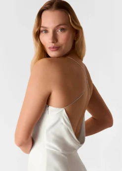 Ivory Eileen Silk Wedding Dress