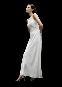 Ivory Eileen Silk Wedding Dress