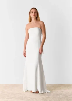Ivory Ellis Strapless Wedding Dress