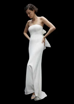 Ivory Ellis Strapless Wedding Dress