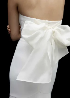 Ivory Ellis Strapless Wedding Dress