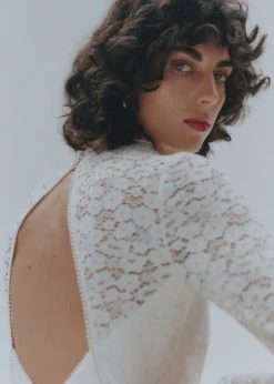 Ivory Frances Lace Wedding Dress