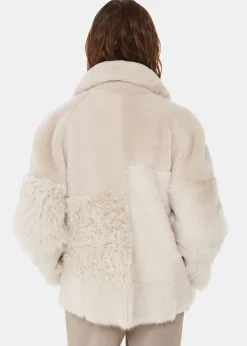 Ivory Hema Shearling Coat