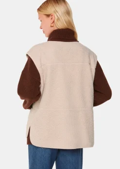 Ivory Josie Fleece Gilet
