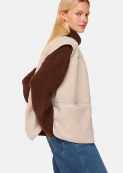 Ivory Josie Fleece Gilet