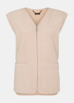 Ivory Josie Fleece Gilet