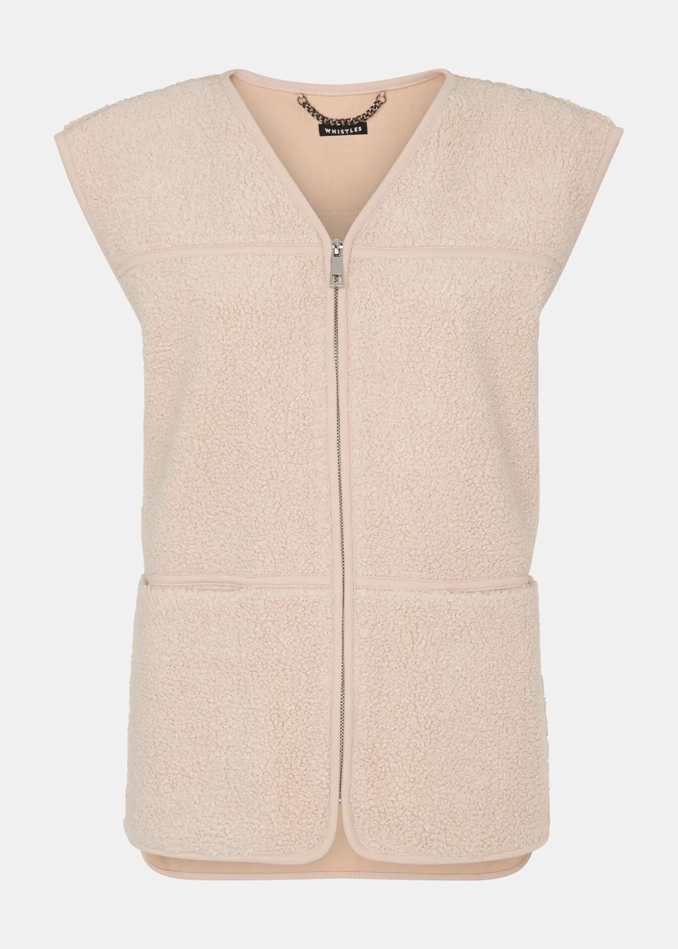 Ivory Josie Fleece Gilet
