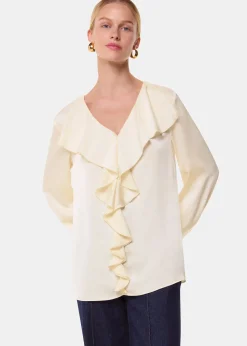 Ivory Kika Frill Top