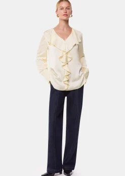 Ivory Kika Frill Top