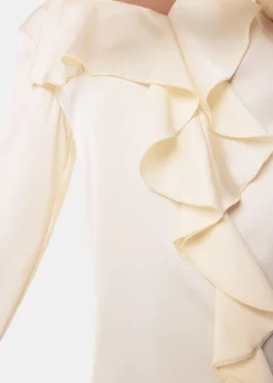 Ivory Kika Frill Top