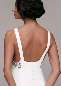 Ivory Lina Lace Insert Wedding Dress