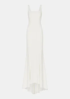 Ivory Mia Square Neck Wedding Dress