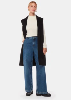 Ivory Mira Funnel Neck Knit