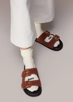 Ivory Rains Knee High Logo Socks
