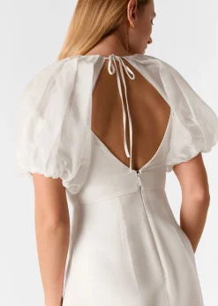 Ivory Sabrina Silk Wedding Dress