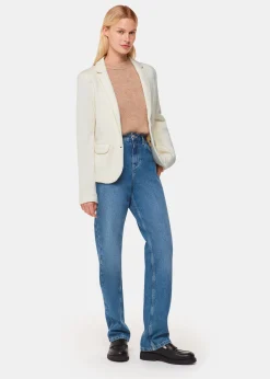 Ivory Slim Jersey Jacket
