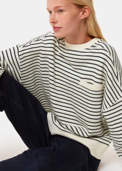 Ivory Stripe Sweat
