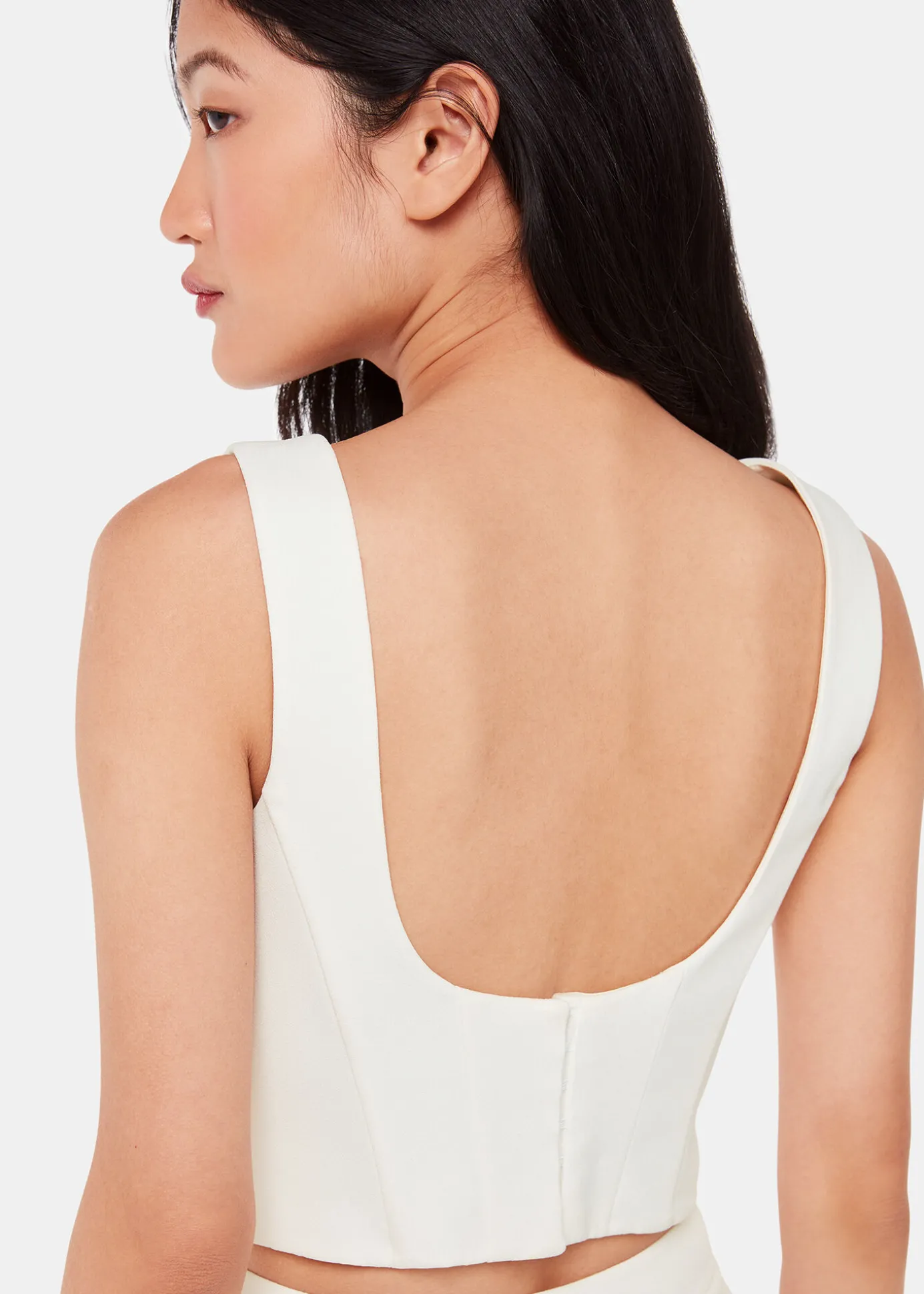 Ivory Structured Corset Bridal Top