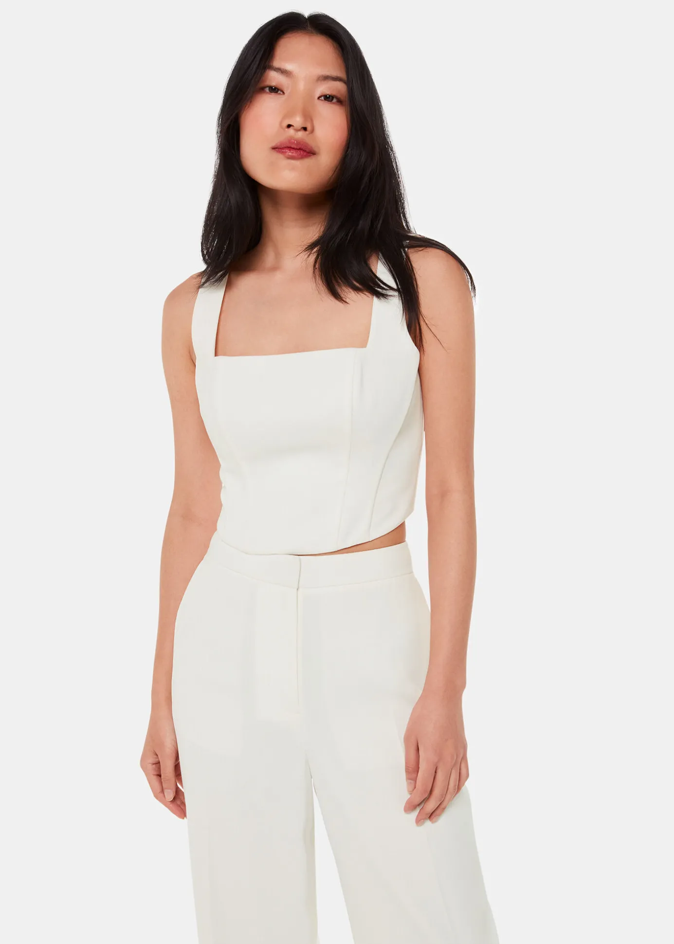 Ivory Structured Corset Bridal Top