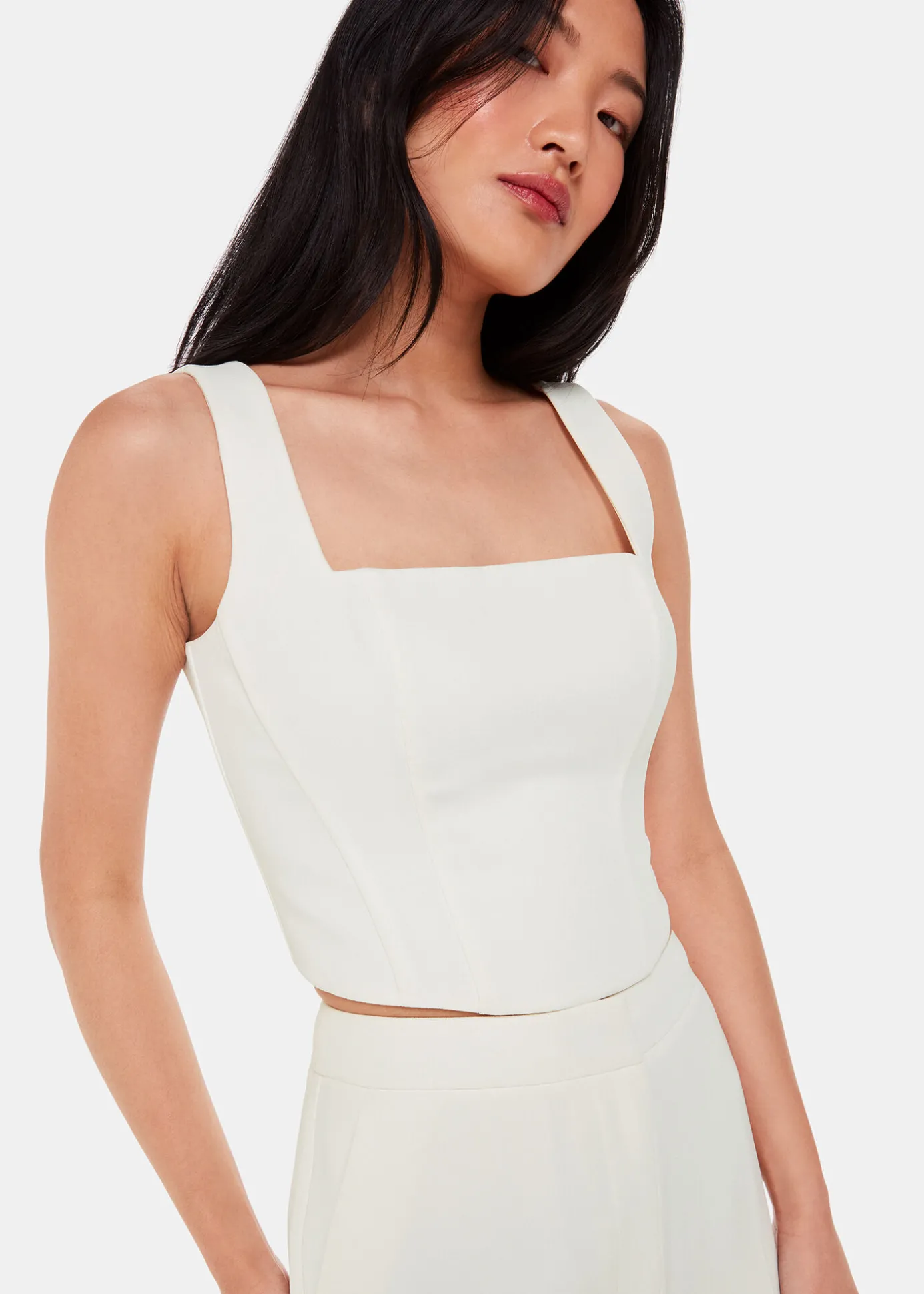 Ivory Structured Corset Bridal Top