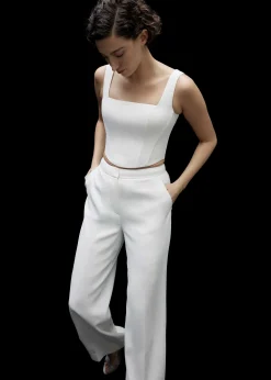 Ivory Structured Corset Bridal Top
