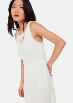 Ivory Tie Back Bridal Jumpsuit
