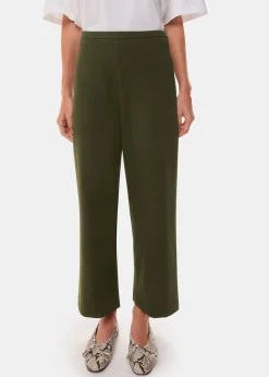 Khaki Camilla Wide Leg Trouser