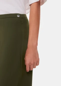 Khaki Camilla Wide Leg Trouser