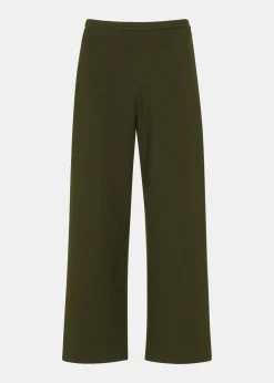 Khaki Camilla Wide Leg Trouser