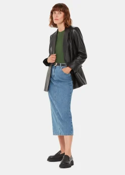 Khaki Essential Ribbed Crew