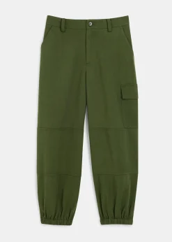 Khaki Little Grace Cargo Trouser
