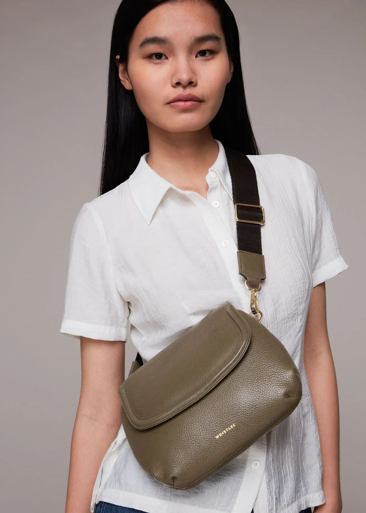 Khaki Nala Soft Saddle Bag