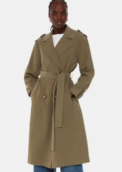 Khaki Riley Trench Coat