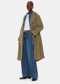 Khaki Riley Trench Coat